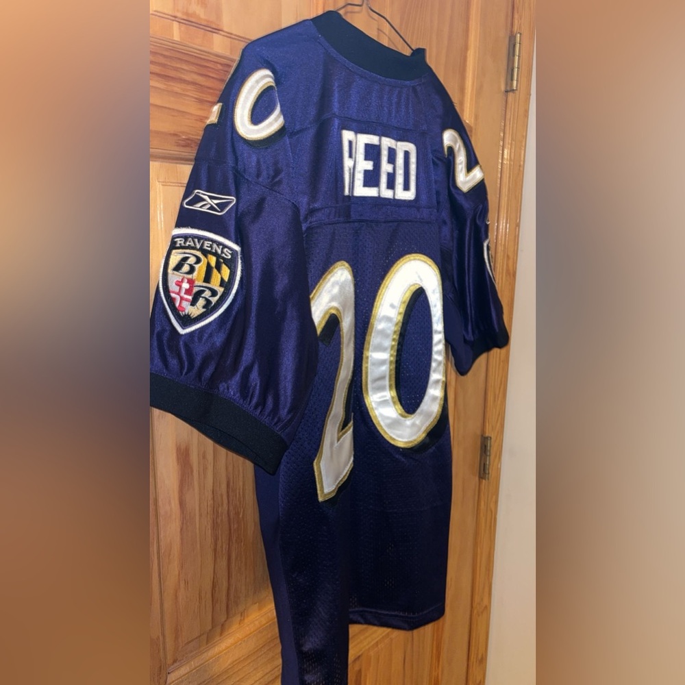 Official NFL Stitched Baltimore Ravens Ed Reed Jersey. - Picture 7 of 8